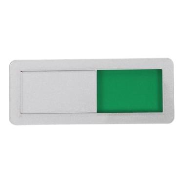 Imagem de Placa de porta deslizante de privacidade sinalização criativa vaga porta ocupada hotéis deslizante aberto fechado ocupado disponível em uso escritório passe acrílico avançado