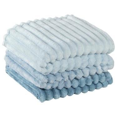 Imagem de Cobertor Queen Fluffy Manta Flannel Ultrasoft - Acqua - Bia Enxovais