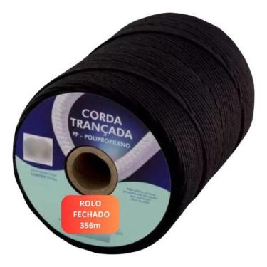Imagem de Corda Pp Trançada Virgem Seda 5mm Multiuso Resistente Forte Amarração 