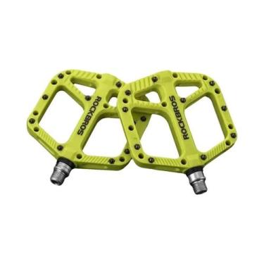 Imagem de Pedais De Bicicleta De Nylon Ultraleves ROCKBROS Pedais De Plataforma 