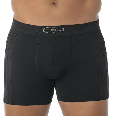 Imagem de Cueca Zeus Boxer Ultraleve Micro Fibra Tamanhos M & G - Preto - B
