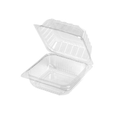 Imagem de Kit 150un Embalagem pet quadrada Bolo No Pote 200ml