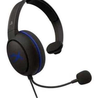 Imagem de Headset Gamer Hyperx Cloud Chat Fone De Ouvido Preto E Azul