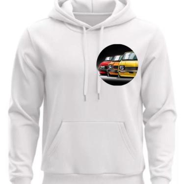 Imagem de Moletom Personalizado Chevete Com capuz - Hard Seven, Branco, GG