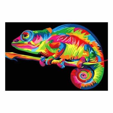 Imagem de Artesanato Pintura Diamante Diy 30X40 - CAMALEÃO LAN-RN-6563 - PPSHOP