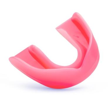Imagem de Protetor Bucal Muay Thai Boxe Artes Marciais Gorilla Proteção Confortável Moldável Boca de Rugby (Rosa)