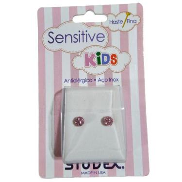 Imagem de Brinco Studex Sensitive Kids Aço Cirúrgico e Esterilizado, Prateado cr