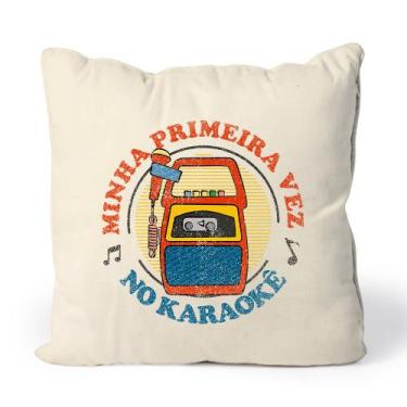 Imagem de Almofada Meu Primeiro Karaokê - Studio Geek