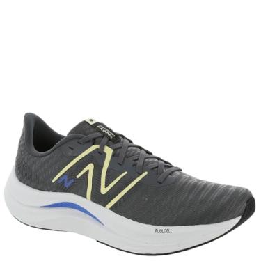 Imagem de New Balance Tênis de corrida masculino FuelCell Propel V4, Grafite/Limelight/Quartzo Cinza, 10