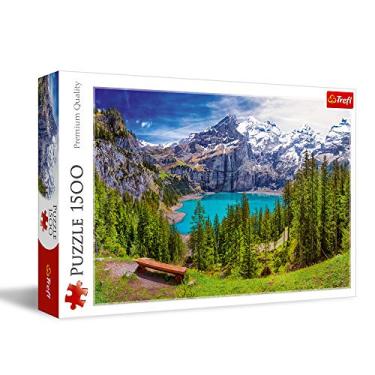 Imagem de Trefl 1500 Piece Jigsaw Puzzle Lake Oeschinen, Alps, Switzerland