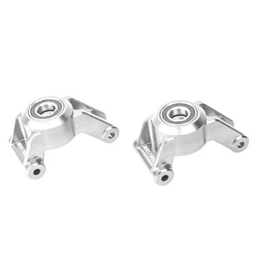 Imagem de BeaxTurbo Racing Upgrade Parts CNC Aluminum 7075# Rear Wheel hub Carrier for LOSI DBXL,DBXL-E2.0 1/5 (Silver)