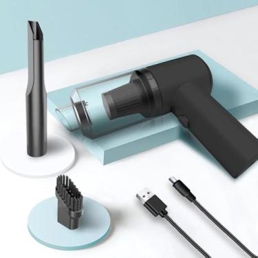 Imagem de Aspirador de Pó Portátil Sem Fio 3 em 1 Recarregável USB – Potente e Multifuncional