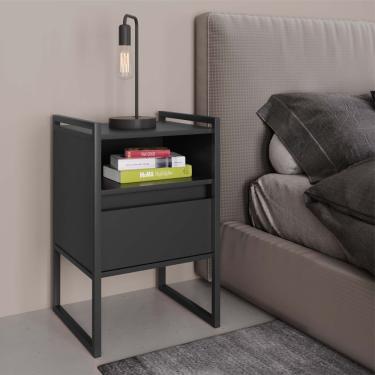 Imagem de Gaveteiro Industrial Com Gaveta Kinfe Preto Onix