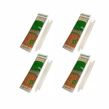 Imagem de Espetinhos De Bambu Para Churrasquinho 30cm 200 Unidades - Talge