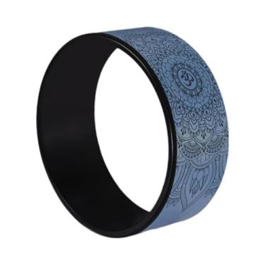 Imagem de Colaxi Roda de ioga, roda de exercícios, ferramenta de treino de flexão para trás, maca para massagens, relaxamento muscular, pilates, Azul