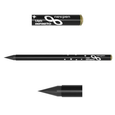 Imagem de Lapis Infinito Hb#2 Black - Edição Diamante Amarelo - Newpen