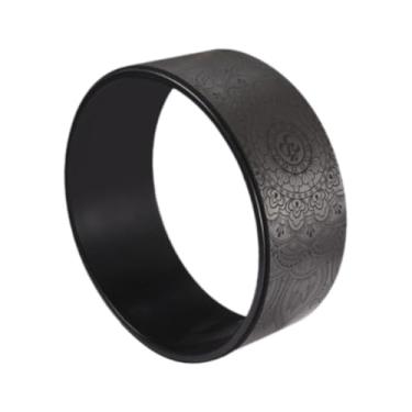 Imagem de Colaxi Roda de ioga, roda de exercícios, ferramenta de treino de flexão para trás, maca para massagens, relaxamento muscular, pilates, Preto