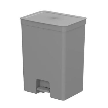 Imagem de Lixeira Com Pedal Trium 50 L Chumbo Ou