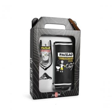 Imagem de Kit Paizão Churrasqueiro Taça E Avental 1542 - Artebel