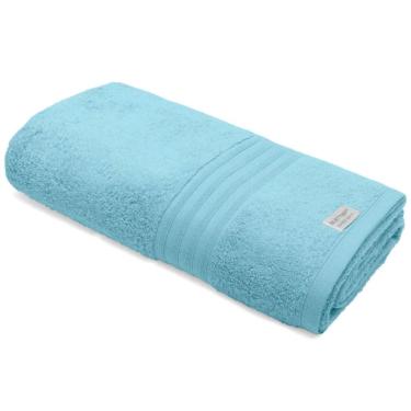 Imagem de Toalha Banhão Buettner Algodão Egípcio 81cmx150cm Platine Azul Reviera