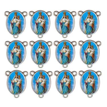 Imagem de 10 Entremeio Santa Helena Oval para Montagem de Terços - Nossa Senhora