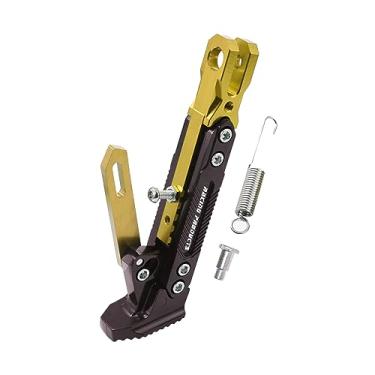 Imagem de lhrlaoliu Suporte Lateral Ajustável Para Motocicleta Universal, Estacionamento De Motocicletas Elétricas (Dourado)