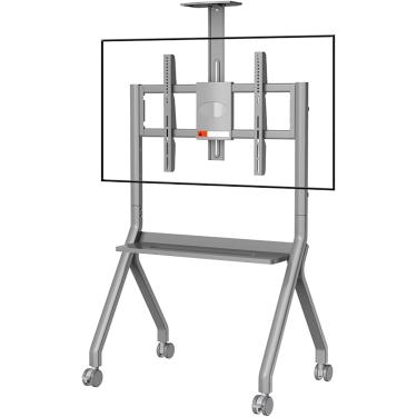 Imagem de Suporte De Quadro Inteligente Para Quadro Branco Inteligente De 42-75 Polegadas, Suporte De Tv De Chão Com Quatro Rodas Bloqueáveis, A, 42~75INCH