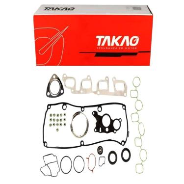 Imagem de Junta Completa S/ Cabecote S/ Retentor Traseiro (Jg) Amarok 2.0 16V 2010 A 2020 - Takao Jscbrvw20J