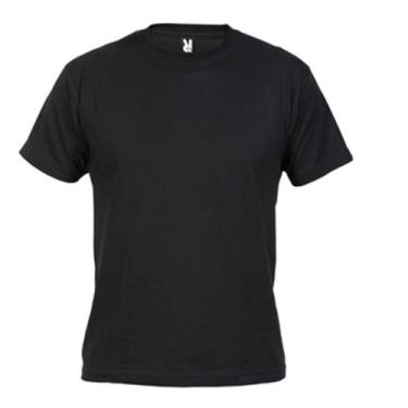 Imagem de camiseta basica preta  p , m , g - basic malhs