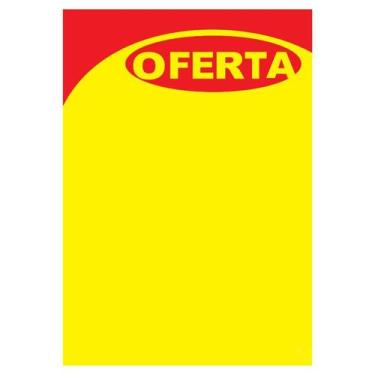 Imagem de Cartaz Oferta A4 para Impressora Papel Off Set 120g 100 unidades - Cas