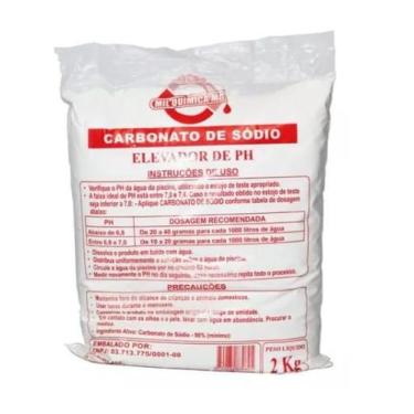 Imagem de Carbonato de Sódio MIL QUÍMICA Pct.2Kg (Barrilha Leve)