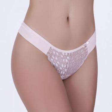 Imagem de Tanga Fio Renda em Algodão Egípcio - Ahavá Store, GG, Nude