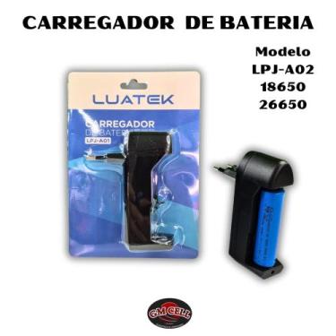 Imagem de Carregador de bateria 18650 LPJ-A01 luatek