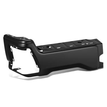 Imagem de DNA MOTORING Para-choque traseiro esquerdo compatível com Ford F250 SD 2023-2025, F350 SD, F450 SD, sem orifícios para sensor de estacionamento, FO1102410, preto, BUMP-R-F25023-C-01-BK-L