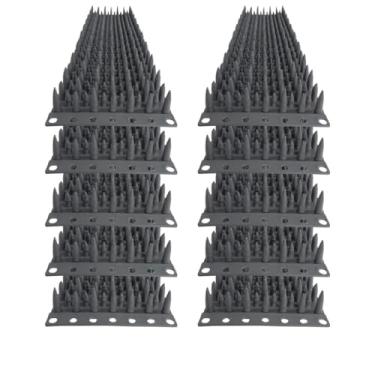 Imagem de Espícula Cinza Escuro Espanta Pombos Gatos Espinhos Muro Ar (Cinza Escuro 10)