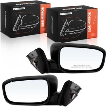 Imagem de A-Premium Par (2) espelhos retrovisores elétricos do lado do motorista e do passageiro - Compatível com Honda Accord 2003 2004 2005 2006 2007 - Espelho retrovisor externo externo sem aquecimento