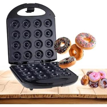 Imagem de Máquina De Dunuts 16 Furos Rosquinhas Confeitaria Doce Culinária 110V