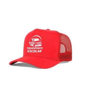 Imagem de Boné Transporte Escolar - norte uniformes, Único, Vermelho