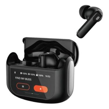 Imagem de Fone De Ouvido Earbuds Tws Air Touch - Display Led Hrebos Preto, Preto