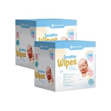 Imagem de Lenço Umedecido Member S Mark Sensitive 800 Baby Wipes - Members Mark