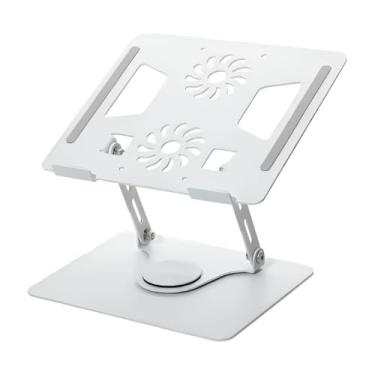 Imagem de Suporte Ajustável e Articulado Para Notebook, Tablet e iMac com Rotação de 360 Graus e Design Ergonômico, Compatível com Macbook Pro, MacBook Air, Dell e Outros, Metal, Unissex