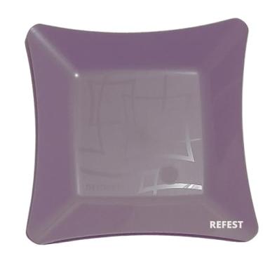Imagem de Prato Descartável Para Bolo/sobremesa C/ 10 Unidades 16x16 cm (Lilás Bebê)