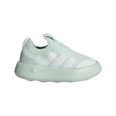 Imagem de adidas Tênis esportivo unissex infantil Bubblecomfortable (infantil), Halo Mint/Branco/Preto, 10 Toddler
