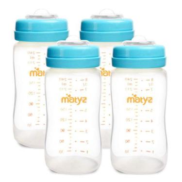 Imagem de Recipientes de armazenamento de leite materno Matyz Wide Mouth 240 ml,