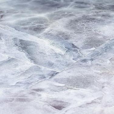 Imagem de Livelynine Pacote Com 12 Adesivos Autoadesivos Para Piso De Vinil Mármore Azul 24X12, À Prova D'Água Pisos Azulejos, Azulejos Banheiro, Cozinha, Ideal Locatários