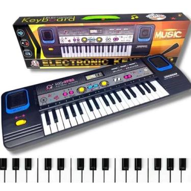 Imagem de Teclado Infantil Musical De Brinquedo Educativo Presente Natal Envio R