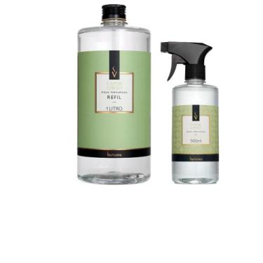 Imagem de Kit Agua Spray 500ml + Refil 1 Litro Peonia Garden Via Aroma Para Casa