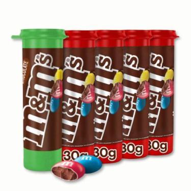 Imagem de M&Ms Chocolate Ao Leite Tubo Kit 5 Unidades De 30G - Mars
