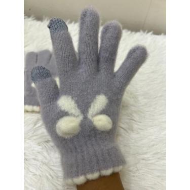 Imagem de Luva Infantil Frio Inverno de Lã 3 a 12 Anos Aquece - princesa, 6, 12 