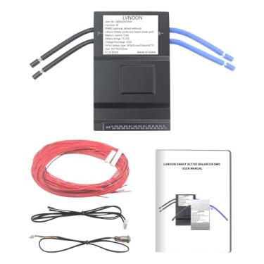 Imagem de LVNOON LB06A Smart Active Balancer BMS Placa de proteção de bateria de lítio para Li-ion NCM LFP LiFePo4 Sistema de gerenciamento de bateria 7S 8S 10S 12S 15S 16S 20S 120A 24V 48V 60V com controle de